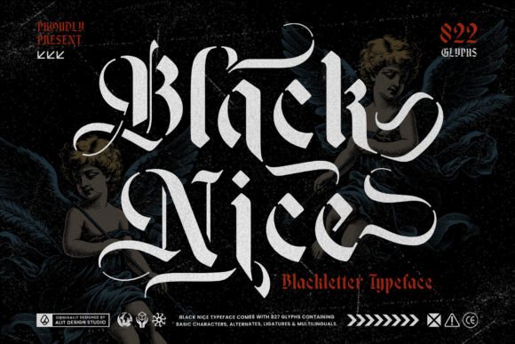 Black Nice Typeface: Where Gothic Tradition Meets Stencil Modernity