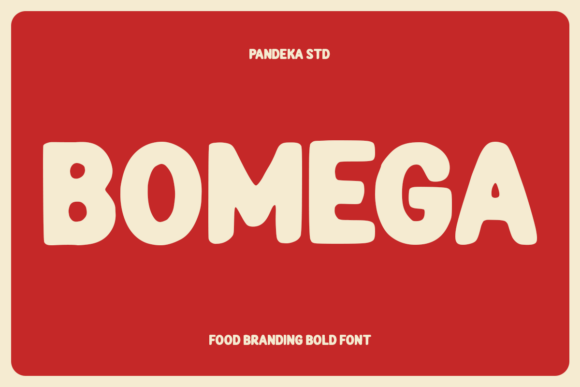 Bomega: A Font That Brings Flavor to Food Branding