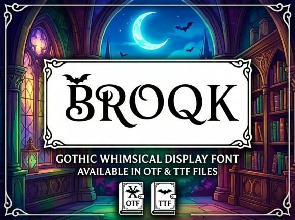 Brook: A Display Font That Commands Attention