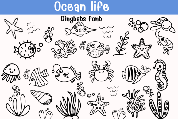 Dive into Design: The Versatile Appeal of Ocean Life Fonts