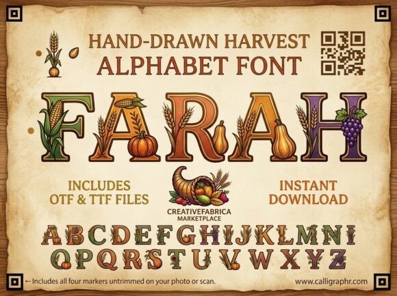 Farah: A Festive Harvest Font for Autumn Projects