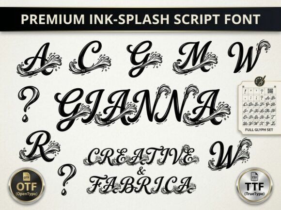 Gianna: A Font That Flows with Artistic Energy