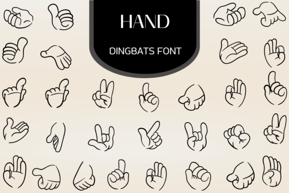 Give Your Designs a Voice with Hand Dingbats