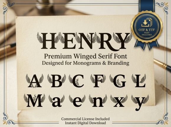 Henry: Crafting Timeless Luxury with a Premium Serif Typeface