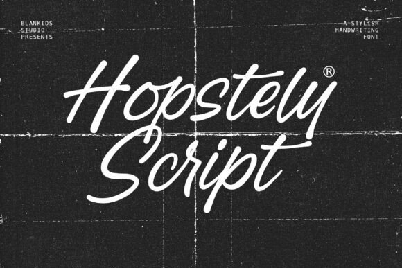 Hopstely Script: The Authentic Handwritten Typeface