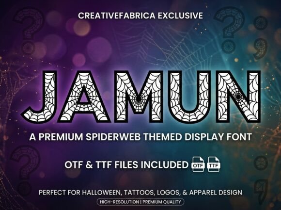Jamun: A Typeface That Weaves Intrigue