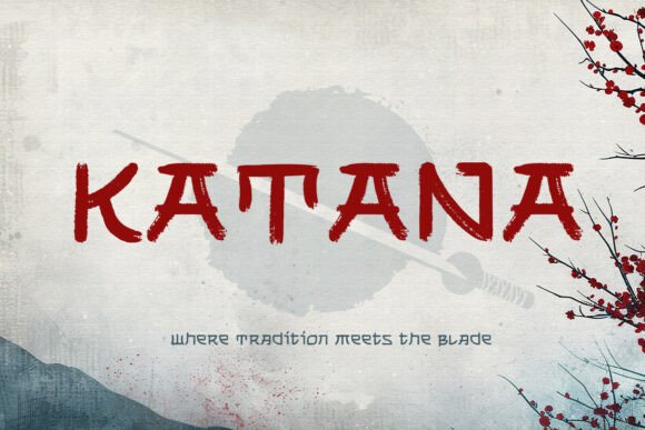 Katana: The Display Typeface Where Tradition Meets the Blade