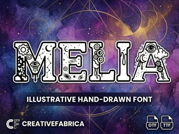 Melia: The Dreamlike Industrial Typeface