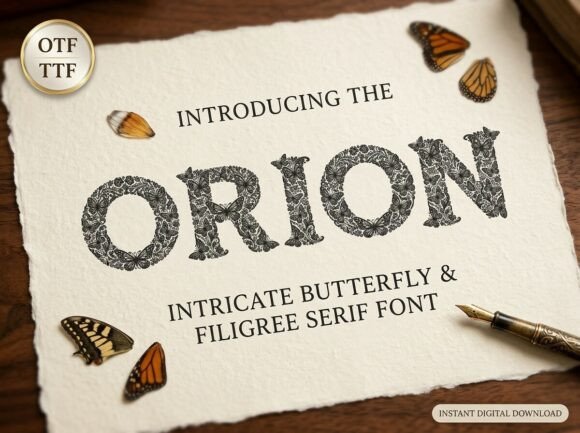 Orion: A Display Typeface for Bold Brand Statements