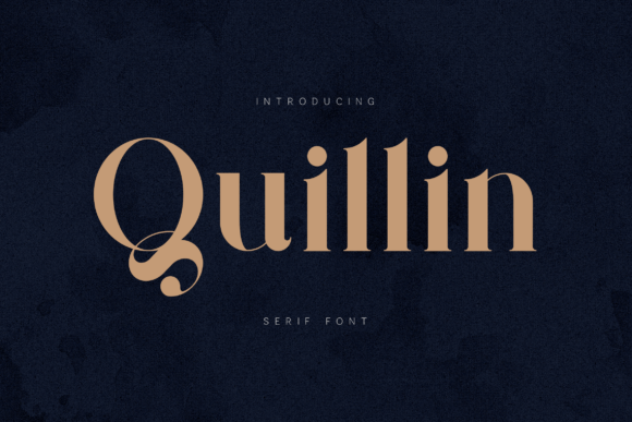 Quillin: The Serif That Whispers Luxury