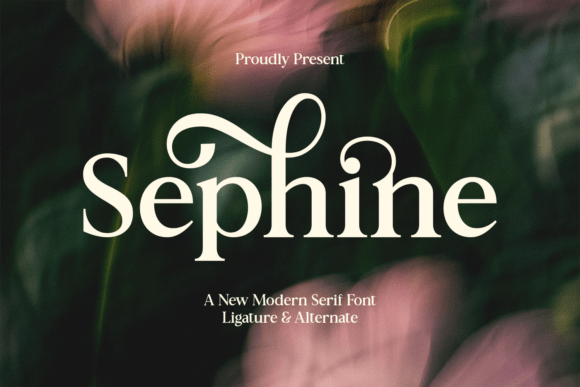 Sephine: The Modern Serif with a Romantic Soul
