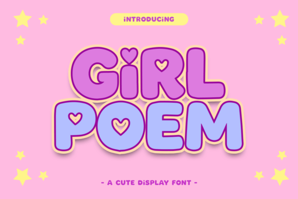 The Girl Poem Typeface: Where Elegance Meets Whimsy