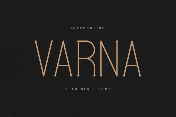Varna: Architectural Precision in a Slab Serif Font