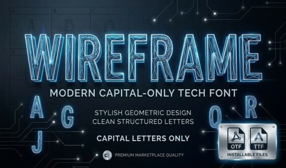 Wireframe: Capturing Raw Energy in Modern Typography